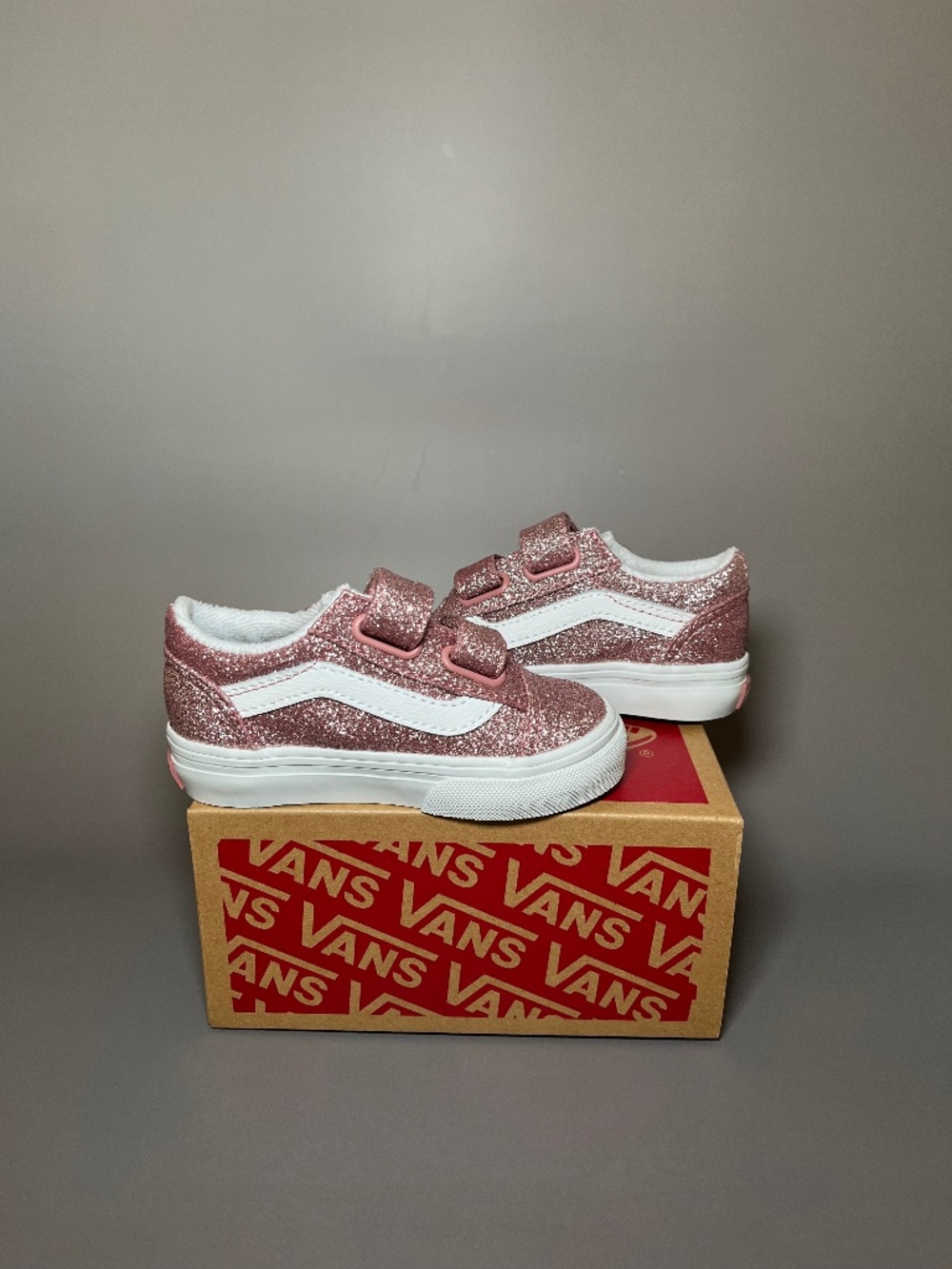 Vans Kids Pink Glitter